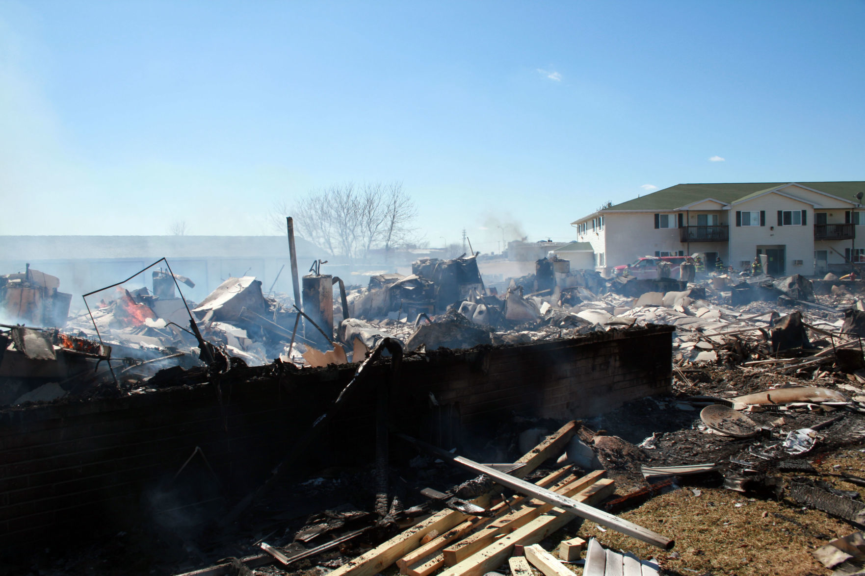 Investigation photos from 109 Knaup Drive explosion